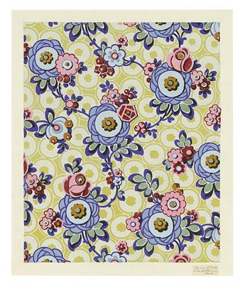 DESIGN. Sirooni, Inc. Floral textile design.